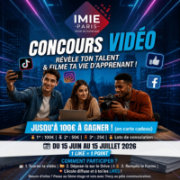 🎬 Le Concours Vidéo IMIE Paris est lancé ! Révèle ton talent et tente de gagner jusqu’à 100€ !
