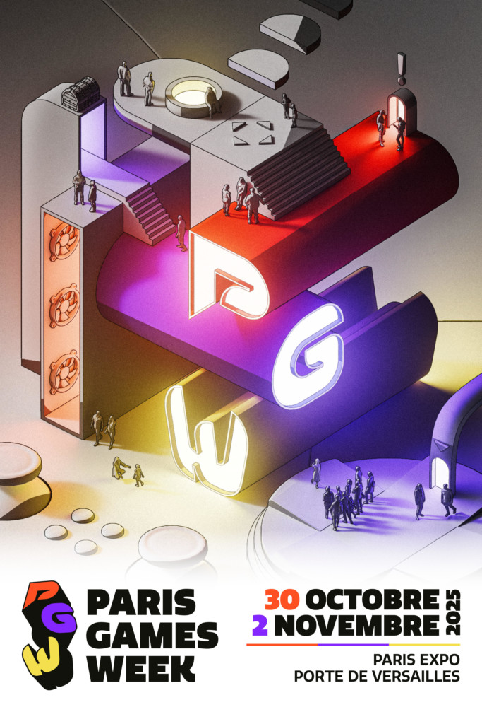 Affiche du Salon Paris Games Week 2025.